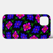 美しいピンクの花のパターン Case-Mate iPhoneケース (裏面 (横))