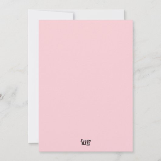 美しいピンクの花のマザーズデーカード（スペイン語） シーズンカード (裏面)