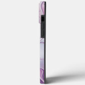 美しいピンクの花の抽象芸術フラクタルイニシャル Case-Mate iPhoneケース (裏面 / 左)