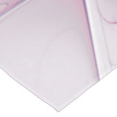 美しいピンクの花の抽象芸術モダンフラクタル・アート テーブルクロス (アングル)