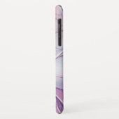 美しいピンクの花の抽象芸術モダンフラクタル・アート Case-Mate iPhoneケース (裏面/左)