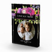 美しいピンクの花を咲かせる母の日 フォトブロック (右)