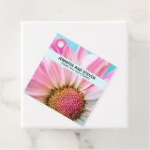 美しいピンクの花クローズアップ写真結婚の数 フェイバータグ (インサイチュ)