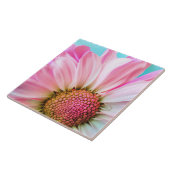 美しいピンクの花クローズアップ写真 タイル (側面)