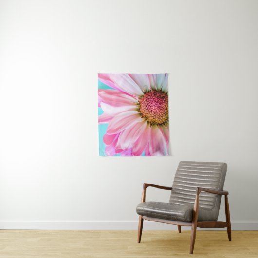 美しいピンクの花クローズアップ写真 タペストリー (インサイチュ)