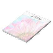 美しいピンクの花クローズアップ写真 ノートパッド (回転)