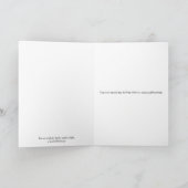 美しいピンクの花バイブル信仰誕生日カード カード (内部)