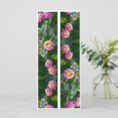 美しいピンクの花ブックマーク (スタンド正面)