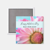 美しいピンクの花写真母の日 マグネット (正面/裏面)