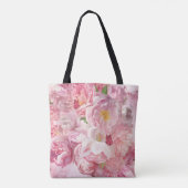 美しいピンクの花園 トートバッグ (裏面)