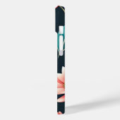 美しいピンクの花柄 Case-Mate iPhoneケース (裏面 / 左)