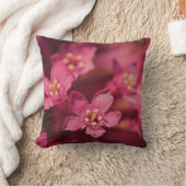 美しいピンクの花 クッション (ブランケット)