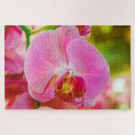 美しいピンクの花 ジグソーパズル