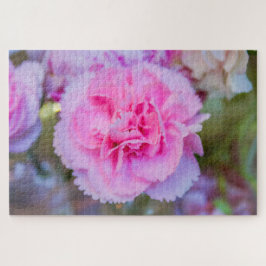 美しいピンクの花 ジグソーパズル