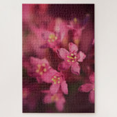 美しいピンクの花 ジグソーパズル (縦)