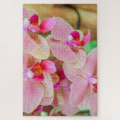 美しいピンクの花 ジグソーパズル (縦)