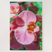 美しいピンクの花 ジグソーパズル (縦)