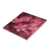 美しいピンクの花 タイル (側面)