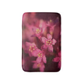 美しいピンクの花 バスマット (正面縦)