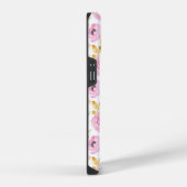 美しいピンクの花 iPhoneケース (右側面)