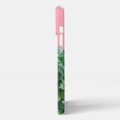 美しいピンクの花 iPhoneケース (左側面)