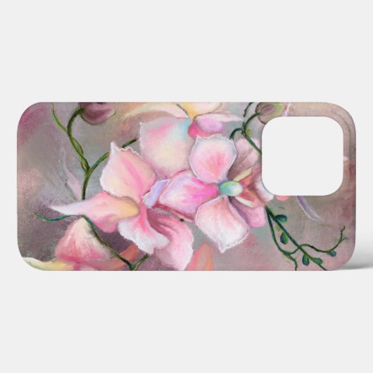美しいピンクの蘭の花iPhoneケース Case-Mate iPhoneケース (裏面 (横))
