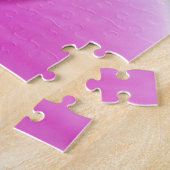 美しいピンクの蘭 ジグソーパズル (側面)