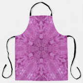 美しいピンクガールレース万華鏡のように千変万化するパターンパターン エプロン (正面)