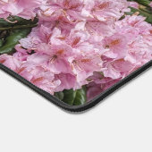 美しいピンクシャクシャクナゲ開花フローラ デスクマット (コーナー)
