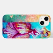 美しいピンクドレス/魔法蝶の植物ケース –  Case-Mate iPhoneケース (裏面 (横))