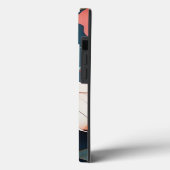 美しいピンクバタフライ設計iPhone 13ケース Case-Mate iPhoneケース (裏面 / 左)