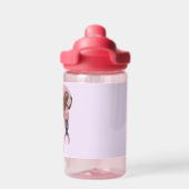 美しいピンクバレリナダンス ウォーターボトル (背面)