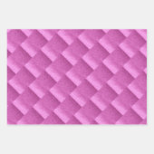 美しいピンクフェイクグリッター包装紙シート ラッピングペーパーシート (正面2)