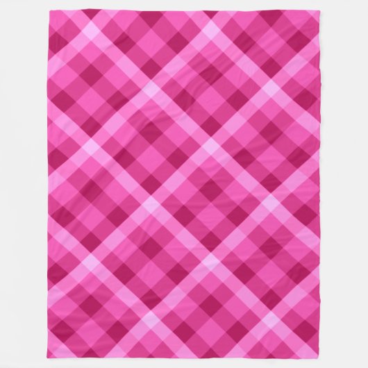 美しいピンクマゼンタプライド大フリースブランケット フリースブランケット (正面)