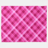 美しいピンクマゼンタプライド大フリースブランケット フリースブランケット (正面(横))