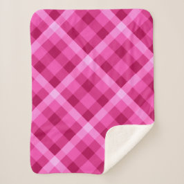 美しいピンクマゼンタプライド小シェルパブランケット シェルパブランケット