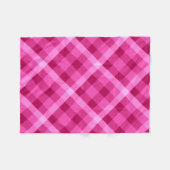 美しいピンクマゼンタプライド小フリースブランケット フリースブランケット (正面(横))