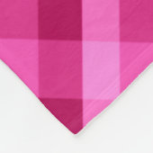 美しいピンクマゼンタプライド小フリースブランケット フリースブランケット (角)