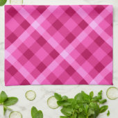 美しいピンクマゼンタプリドキッチンタオル キッチンタオル (折り畳み)