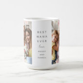 美しいピンク最高ののフローラナナ2枚の写真 コーヒーマグカップ (中央)