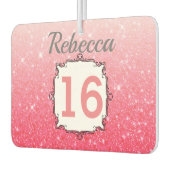 美しいピンク甘い16 カーエアーフレッシュナー (左)