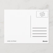 美しいピンク色の紫色の花 ポストカード (裏面)