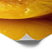 美しいピーチハーフ ポスター (角)