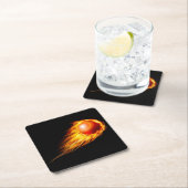 美しいファイアボールコースターセット スクエアペーパーコースター (インサイチュ)