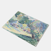 美しいファインアートの水彩風景 – 書式 ドアマット (アングル)