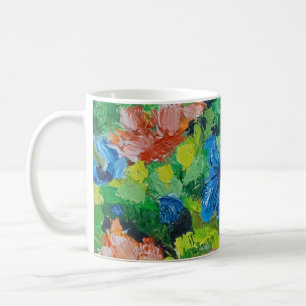 美しいファインアート花 コーヒーマグカップ