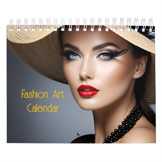 美しいファッションの女性artCalendar カレンダー (カバー)