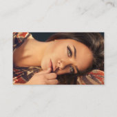 美しいファッションインフルエンサーのコンテンツ作成者の写真 名刺 (正面)