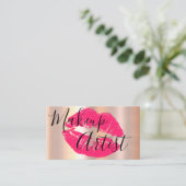 美しいファッショングリッジ化粧アーティスト 名刺 (スタンド正面)