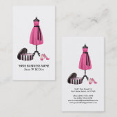 美しいファッションビジネスカード 名刺 (正面/裏面)